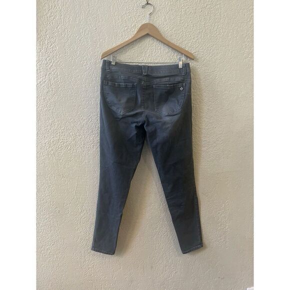 Democracy Gray Mid Rise Skinny Absolution Jean Womens 12 Ankle - Picture 4 of 11